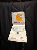 Vintage Carhartt Chestnut Brown Quilted Sandstone Duck Canvas Chore Jacket Coat Sz  XL