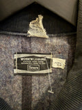Vintage Sears Work’N Leisure Denim Chore Coat Jacket Blanket Lined Sz XL