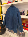 Vintage Sears Work’N Leisure Denim Chore Coat Jacket Blanket Lined Sz XL