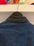 Vintage Sears Work’N Leisure Denim Chore Coat Jacket Blanket Lined Sz XL