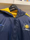 Indianapolis Pacers NBA Puffer Jacket with Hood Sz XL