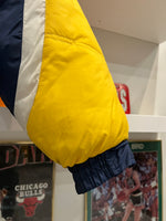 Indianapolis Pacers NBA Puffer Jacket with Hood Sz XL
