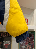 Indianapolis Pacers NBA Puffer Jacket with Hood Sz XL