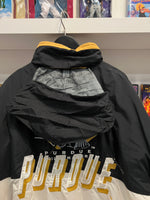 Vintage Purdue Boilermakers Puffer Jacket with Hood Sz XL