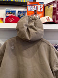 Vintage Carhartt Mushroom Duck Canvas Quilted Lined Jacket with Hood Sz XL