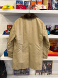 Vintage The Men’s Shop JC Penney Faux Fur Lined Trench Coat Sz M