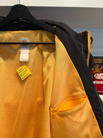 Carhartt J105 Workshield Mesh Lined Yellow & Black Jacket with Hood Sz XL
