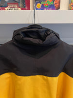 Carhartt J105 Workshield Mesh Lined Yellow & Black Jacket with Hood Sz XL
