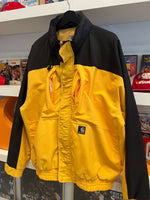 Carhartt J105 Workshield Mesh Lined Yellow & Black Jacket with Hood Sz XL