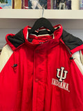 Vintage IU Indiana University Starter Puffer Jacket Sz XL