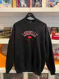 Vintage University of Louisville Athletic Department Embroidered Sweatshirt Sz M Made in USA
