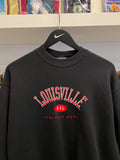 Vintage University of Louisville Athletic Department Embroidered Sweatshirt Sz M Made in USA