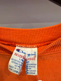 Vintage Neon Orange Champion Reverse Weave Sweatshirt Sz L Made in USA