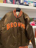 Vintage Cleveland Browns Starter Quilted Lined Varsity Jacket Sz XL Made in USA