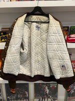 Vintage Cleveland Browns Starter Quilted Lined Varsity Jacket Sz XL Made in USA