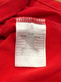 Vintage Nike Tiger Woods Yin Yang Swoosh Red 1/4 Zip Polo Shirt Sz XL