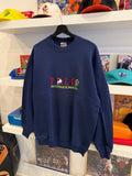 Polo Club International EmbroideredSweatshirt Sz L Made in USA