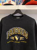 Vintage Pittsburgh Penguins Hockey NHL Embroidered Sweatshirt Sz L