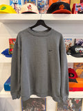 Nike Mini Swoosh Dark Gray Sweatshirt Sz XL Gray Tag
