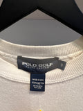 Vintage Ralph Lauren Polo Golf Cotton Sweater Sz S Made in USA