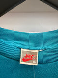 Vintage 90s Nike Air Teal Embroidered Sweatshirt Sz XXL