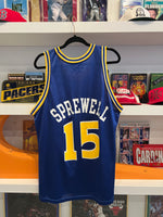 Latrell Sprewell #15 Golden State Warriors Champion Jersey Sz 44 / Sz L Made in USA
