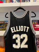 Vintage Sean Elliott San Antonio Spurs Champion Jersey Sz 44 / Sz L