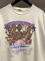 Vintage 1988 38th Anniversary NBA All Star Game Chicago Caricatures T-Shirt Sz L