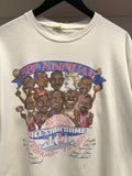 Vintage 1988 38th Anniversary NBA All Star Game Chicago Caricatures T-Shirt Sz L