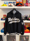 Vintage Las Vegas Raiders Football NFL Starter Hoodie Sz L
