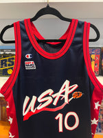 Vintage Reggie Miller #10 USA Team 1996 Olympics Jersey Sz 44