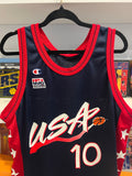 Vintage Reggie Miller #10 USA Team 1996 Olympics Jersey Sz 44