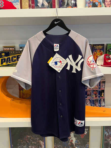 NWT New York Yankees Majestic Jersey Sz L