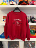 Vintage IU Indiana Hoosiers Embroidered Sweatshirt Sz L Made in USA