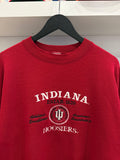 Vintage IU Indiana Hoosiers Embroidered Sweatshirt Sz L Made in USA