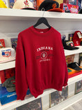 Vintage IU Indiana Hoosiers Embroidered Sweatshirt Sz L Made in USA