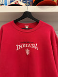 Vintage IU Indiana University Embroidered Sweatshirt Sz XL