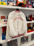 Vintage IU Indiana Satin Varsity Jacket Sz XL