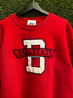 Vintage Ball State University Sweatshirt Sz L