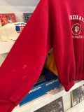 Vintage IU Indiana Hoosiers Embroidered Sweatshirt Sz L Made in USA