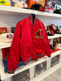 Vintage St Louis Cardinals Satin Starter Jacket Sz M Made in USA