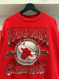 Vintage Chicago Bulls 1996 National Champions T-Shirt Sz XL