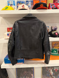 Vintage Harley-Davidson Black Leather Biker Motorcycle Moto Jacket Sz M Made in USA