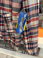 NWT Vintage Pendleton Plaid Harrington Cotton Windbreaker Jacket Sz L