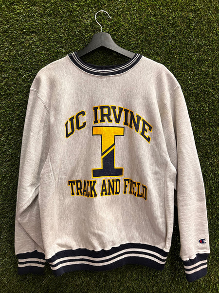 Vintage UC Irvine Track and Field Champion Reverse Weave Sweatshirt Sz L