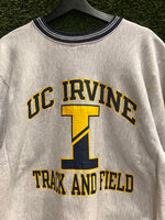 Vintage UC Irvine Track and Field Champion Reverse Weave Sweatshirt Sz L