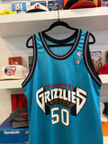 Vintage Bryant Reeves #50 Vancouver Grizzlies Champion Jersey Sz 44/L Made in USA