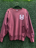 Vintage UMASS University of Massachusetts Champion Reverse Weave Sweatshirt Sz XL