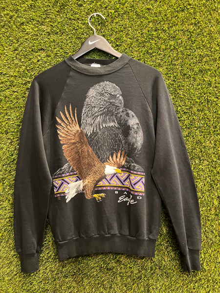 Vintage Bald Eagle Sweatshirt Sz M