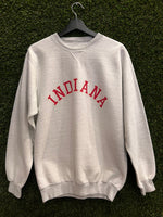 Vintage Indiana Sweatshirt Reversed Out Sz M